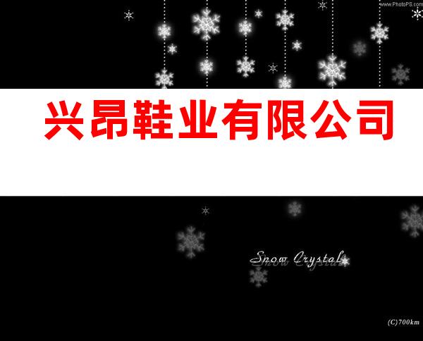 兴昂鞋业有限公司